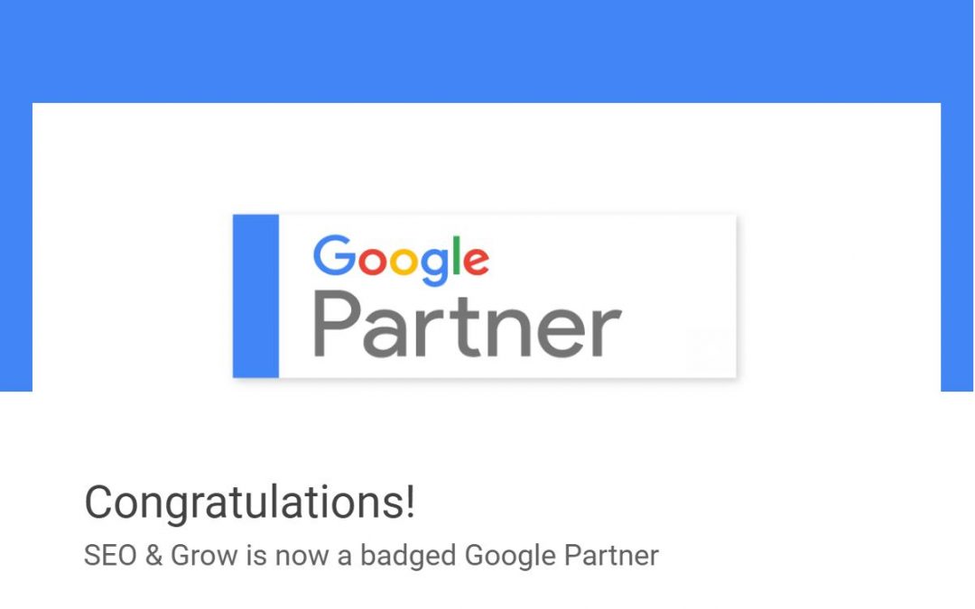 We’re an Official Google Partner!